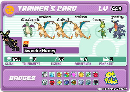 Sweetie Honey Card otPokemon.com