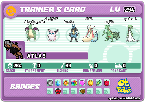 A T L A S Card otPokemon.com