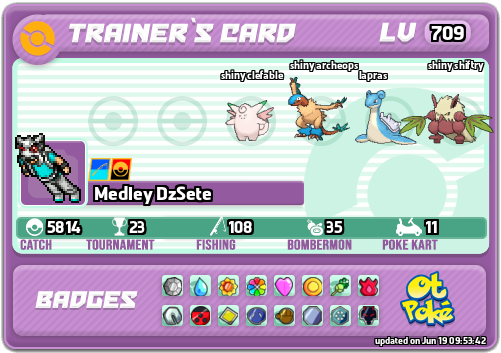 Medley DzSete Card otPokemon.com