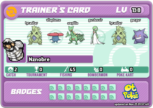 Nznobre Card otPokemon.com