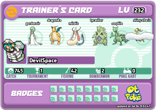 DevilSpace Card otPokemon.com