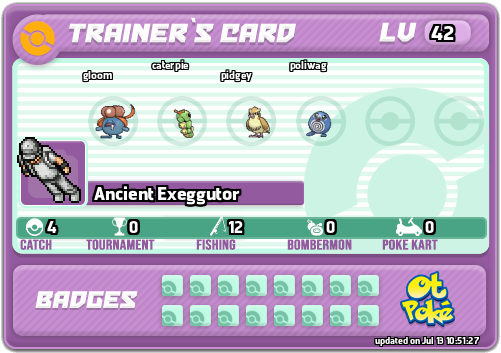 Ancient Exeggutor Card otPokemon.com