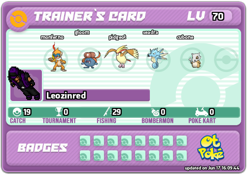 Leozinred Card otPokemon.com