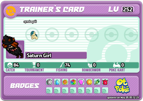 Saturn Girl Card otPokemon.com