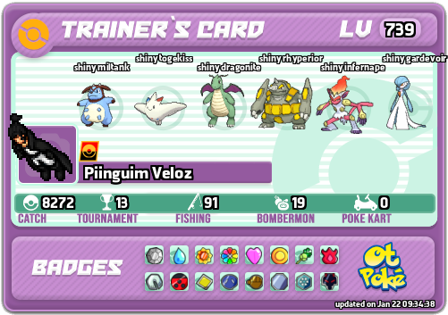 Piinguim Veloz Card otPokemon.com