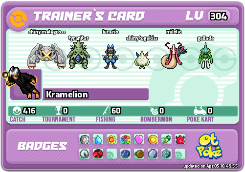Kramelion Card otPokemon.com