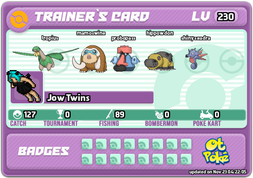 Jow Twins Card otPokemon.com