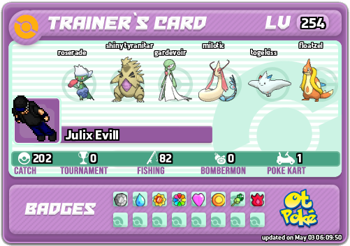 Julix Evill Card otPokemon.com