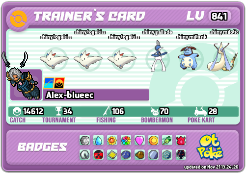 Alex-blueec Card otPokemon.com