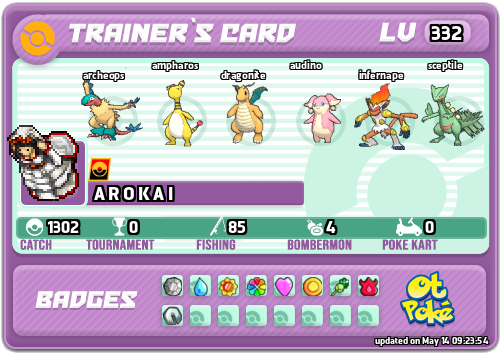 A R O K A I Card otPokemon.com