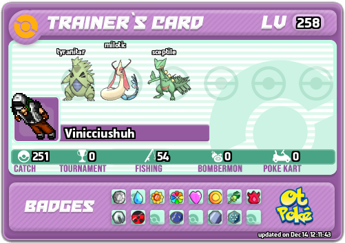 Vinicciushuh Card otPokemon.com