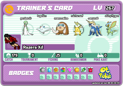 Razera Xd Card otPokemon.com