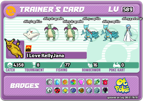 I Love KellyJana Card otPokemon.com