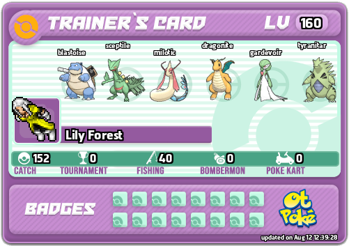 Lily Forest Card otPokemon.com