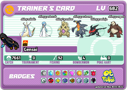 Gensai Card otPokemon.com