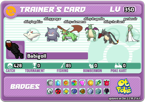 Babigoll Card otPokemon.com