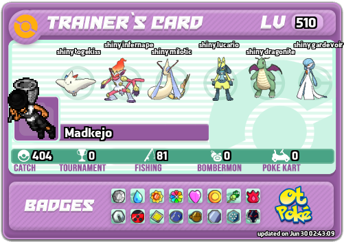 Madkejo Card otPokemon.com