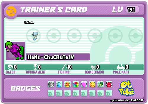 HaNs - ChuCRuTe IV Card otPokemon.com