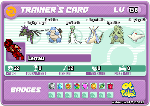 Lerrau Card otPokemon.com