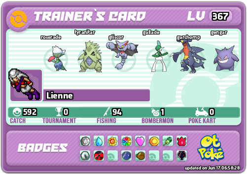Lienne Card otPokemon.com