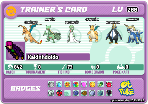 Kakinhdoido Card otPokemon.com