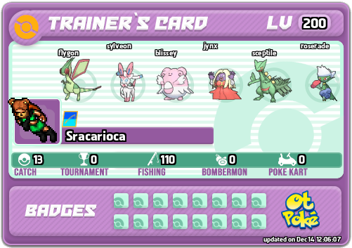 Sracarioca Card otPokemon.com
