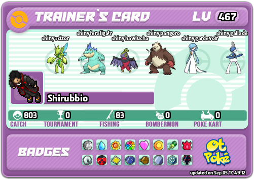 Shirubbio Card otPokemon.com