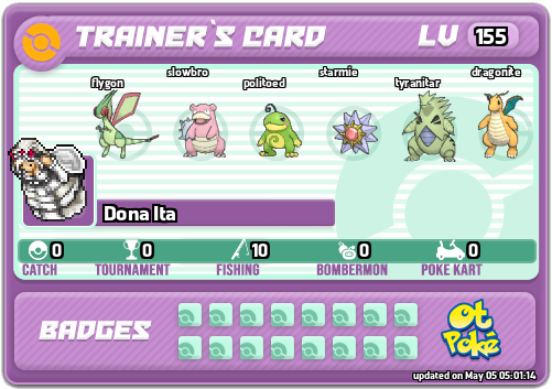 Dona Ita Card otPokemon.com