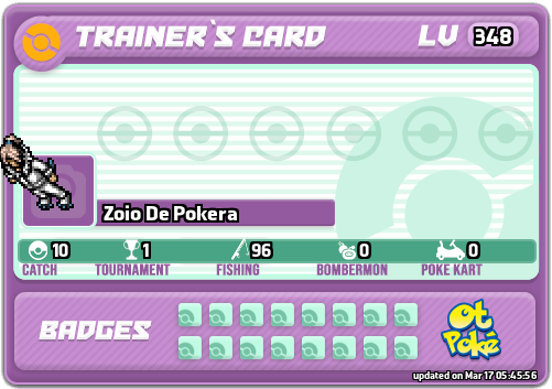 Zoio De Pokera Card otPokemon.com