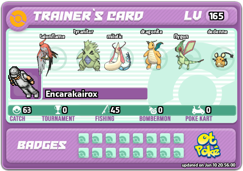 Encarakairox Card otPokemon.com