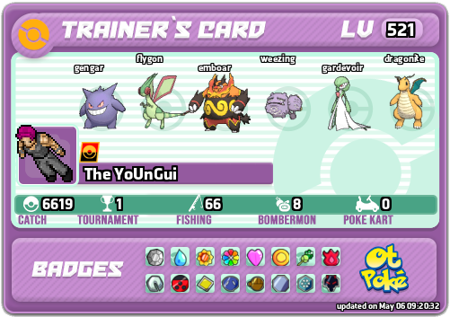 The YoUnGui Card otPokemon.com