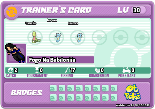 Fogo Na Babiloniia Card otPokemon.com