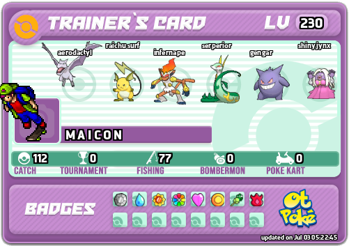 M A I C O N Card otPokemon.com