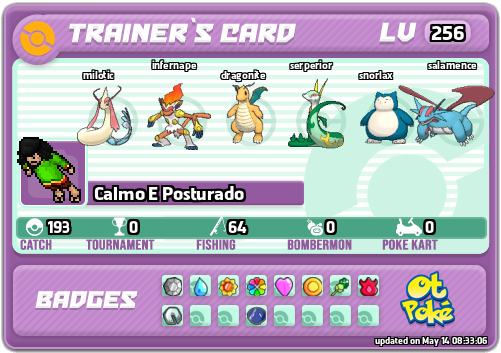 Calmo E Posturado Card otPokemon.com