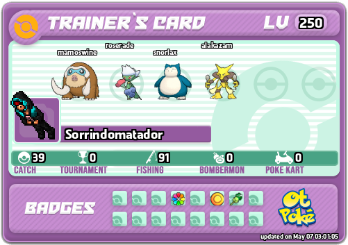Sorrindomatador Card otPokemon.com