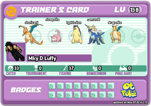 Mky D Luffy Card otPokemon.com