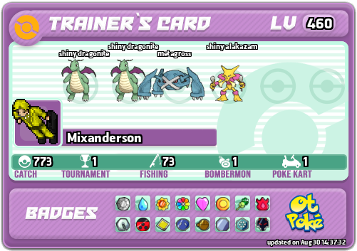 Mixanderson Card otPokemon.com