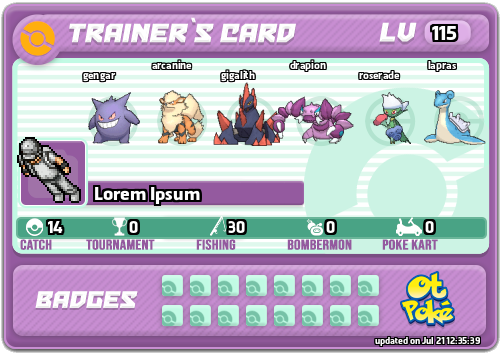 Lorem Ipsum Card otPokemon.com