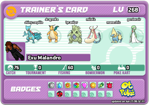 Exu Malandro Card otPokemon.com