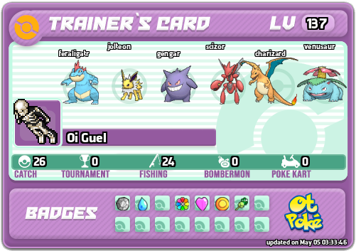 Oi Guel Card otPokemon.com