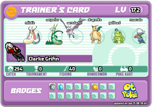 Clarke Grifin Card otPokemon.com
