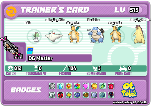 DG Master Card otPokemon.com