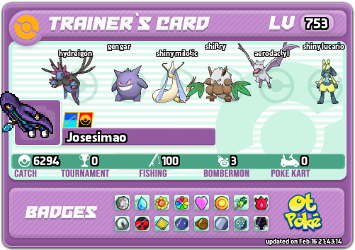 Josesimao Card otPokemon.com