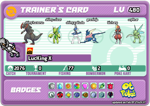LucKing X Card otPokemon.com
