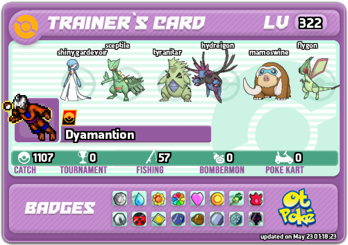 Dyamantion Card otPokemon.com