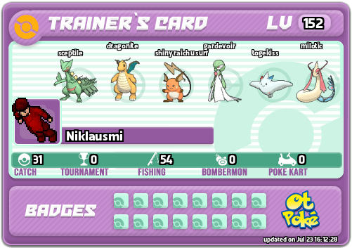 Niklausmi Card otPokemon.com