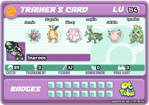 Inaroos Card otPokemon.com