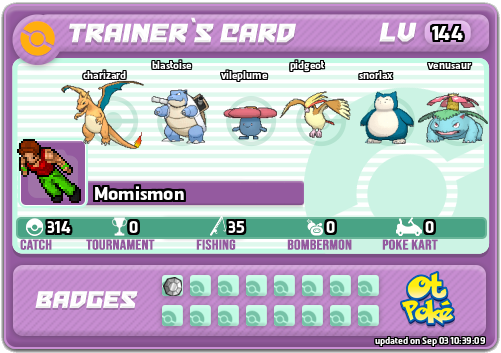 Momismon Card otPokemon.com