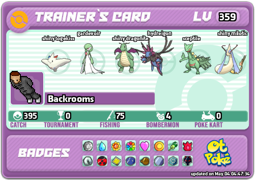 Backrooms Card otPokemon.com