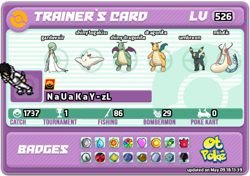 N a U a K a Y - zL Card otPokemon.com